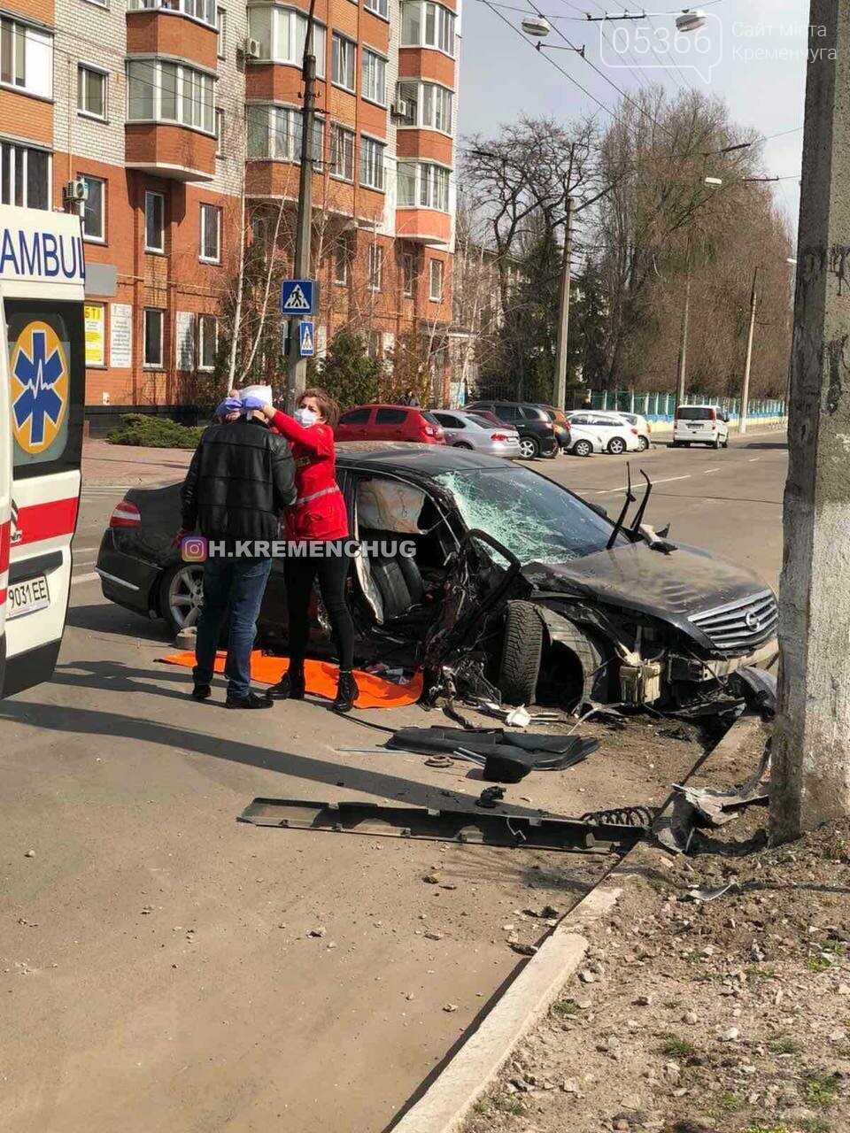 У Кременчуці сталася аварія біля річкового порту, фото-1