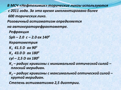 астигматизм астигматизм