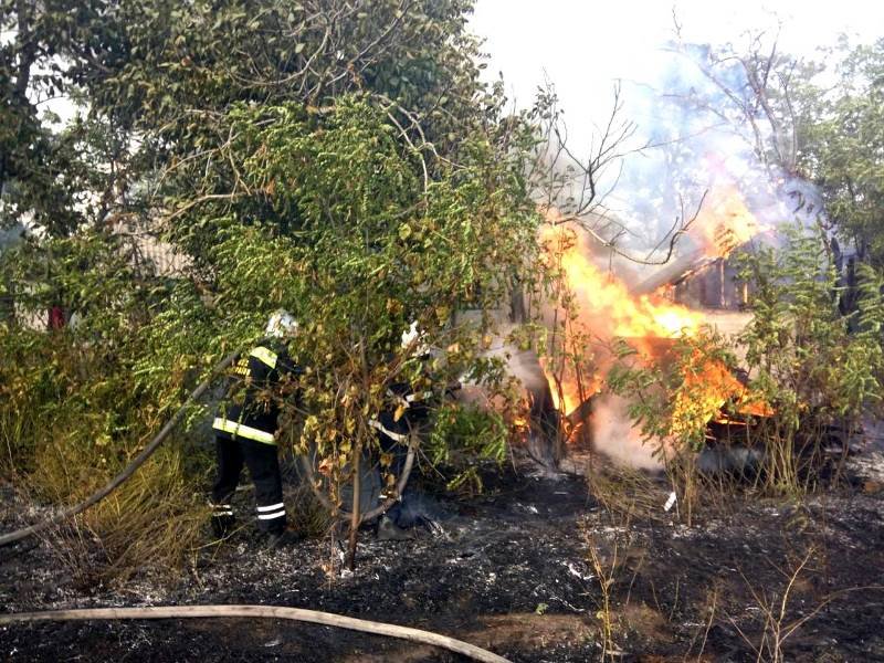пожар в Крамаренках