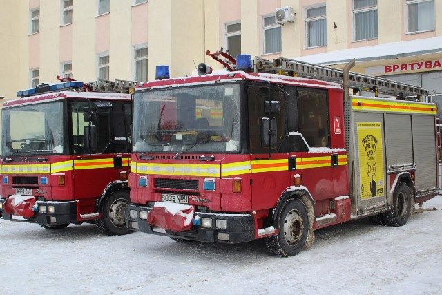шотландские пожарные автомобили
