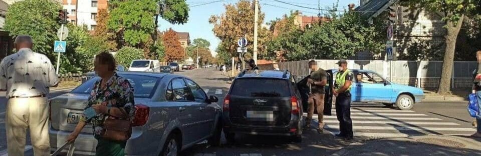 За один день у Кременчуці трапилося п’ять ДТП