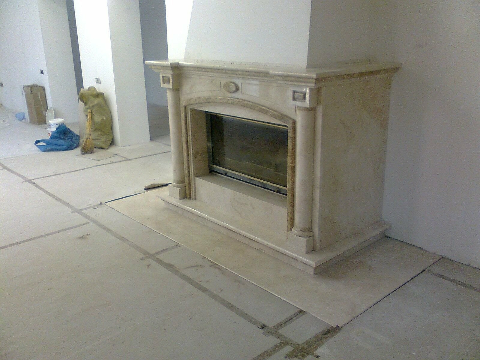 Монтаж камінної топки -  Pechka Kamin