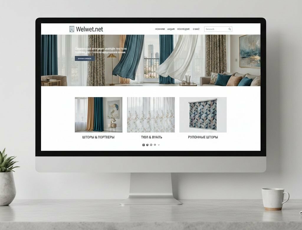 Welwet.net: современный интернет-магазин текстиля для стильного оформления окон